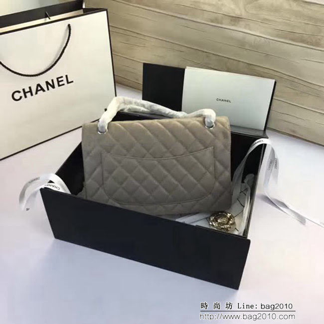 香奈兒CHANEL 升級版A1113全新經典小羊皮金銀鏈條單肩斜挎包 DSC1719